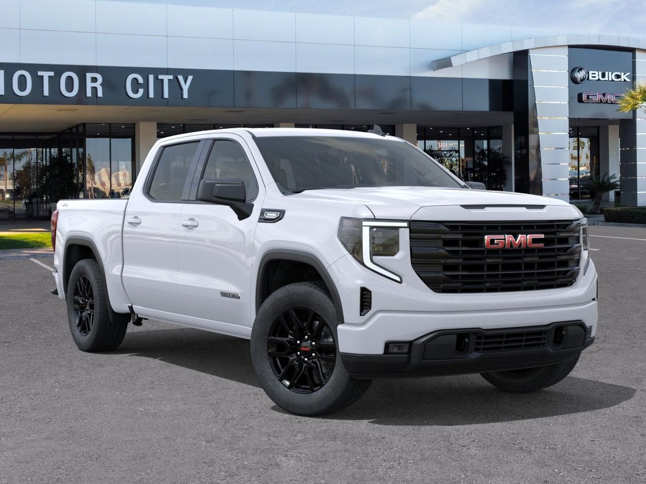 Summit White 2026 GMC Sierra 1500 Pickup Truck Four-Wheel Drive 8-Speed Automatic