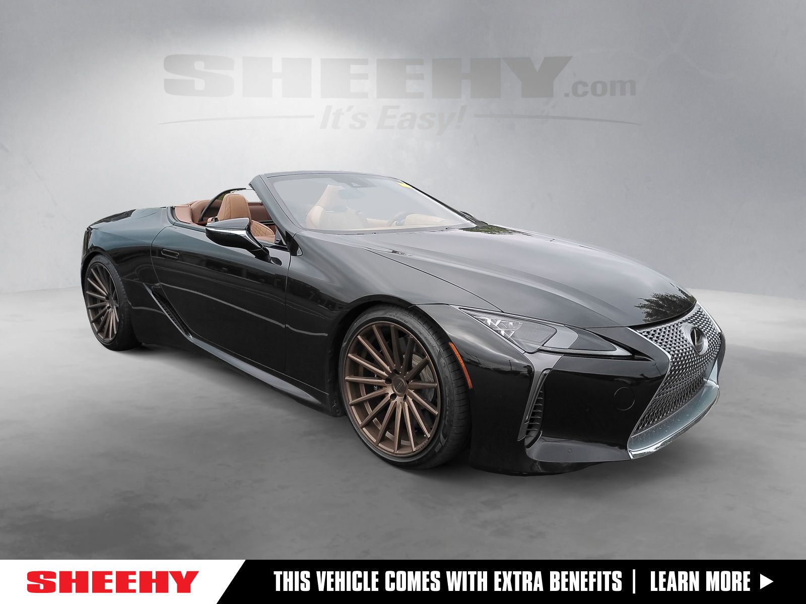 Black (Caviar) 2022 Lexus LC Convertible Rear-Wheel Drive Automatic