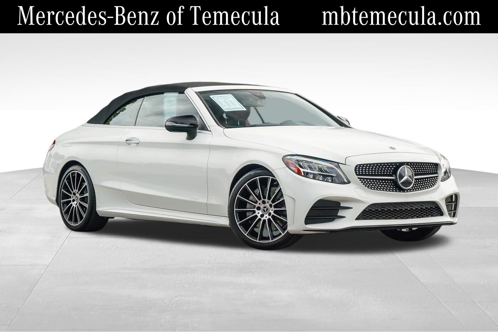 Polar White 2020 Mercedes-Benz C-Class Convertible Rear-Wheel Drive 9-Speed Automatic