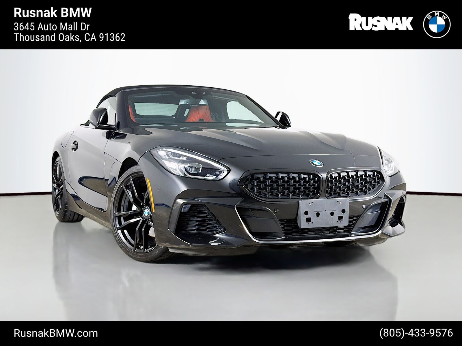 Black Sapphire Metallic 2021 BMW Z4 Convertible Rear-Wheel Drive 8-Speed Automatic