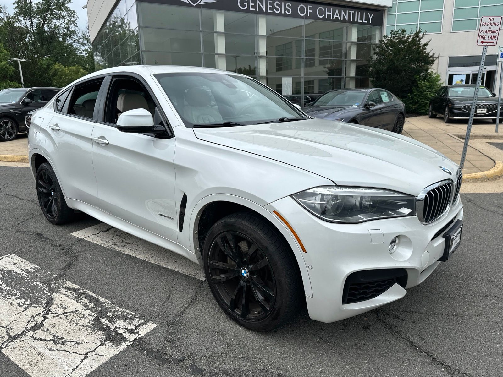 White Metallic 2015 BMW X6 SUV / Crossover All-Wheel Drive 8-Speed Automatic