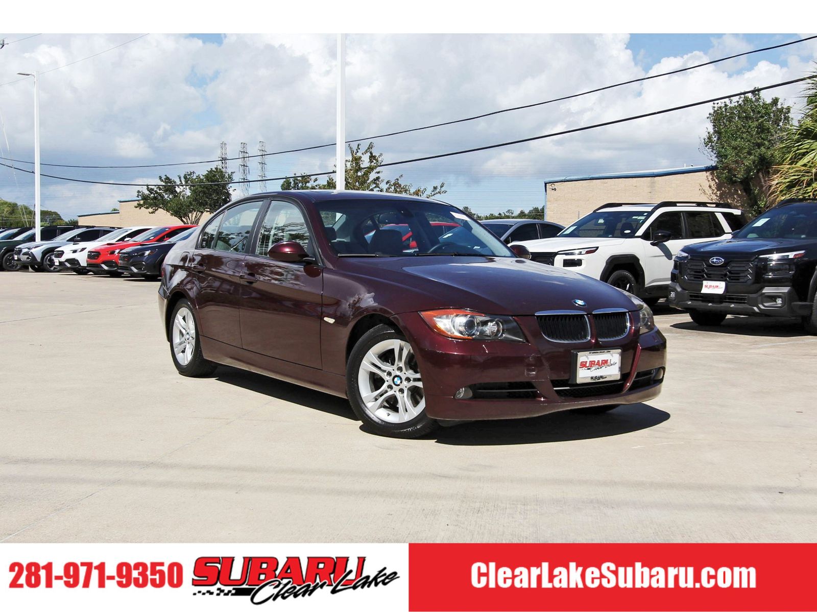 Barbera Red Metallic 2008 BMW 3 Series Sedan All-Wheel Drive 6-Speed Automatic