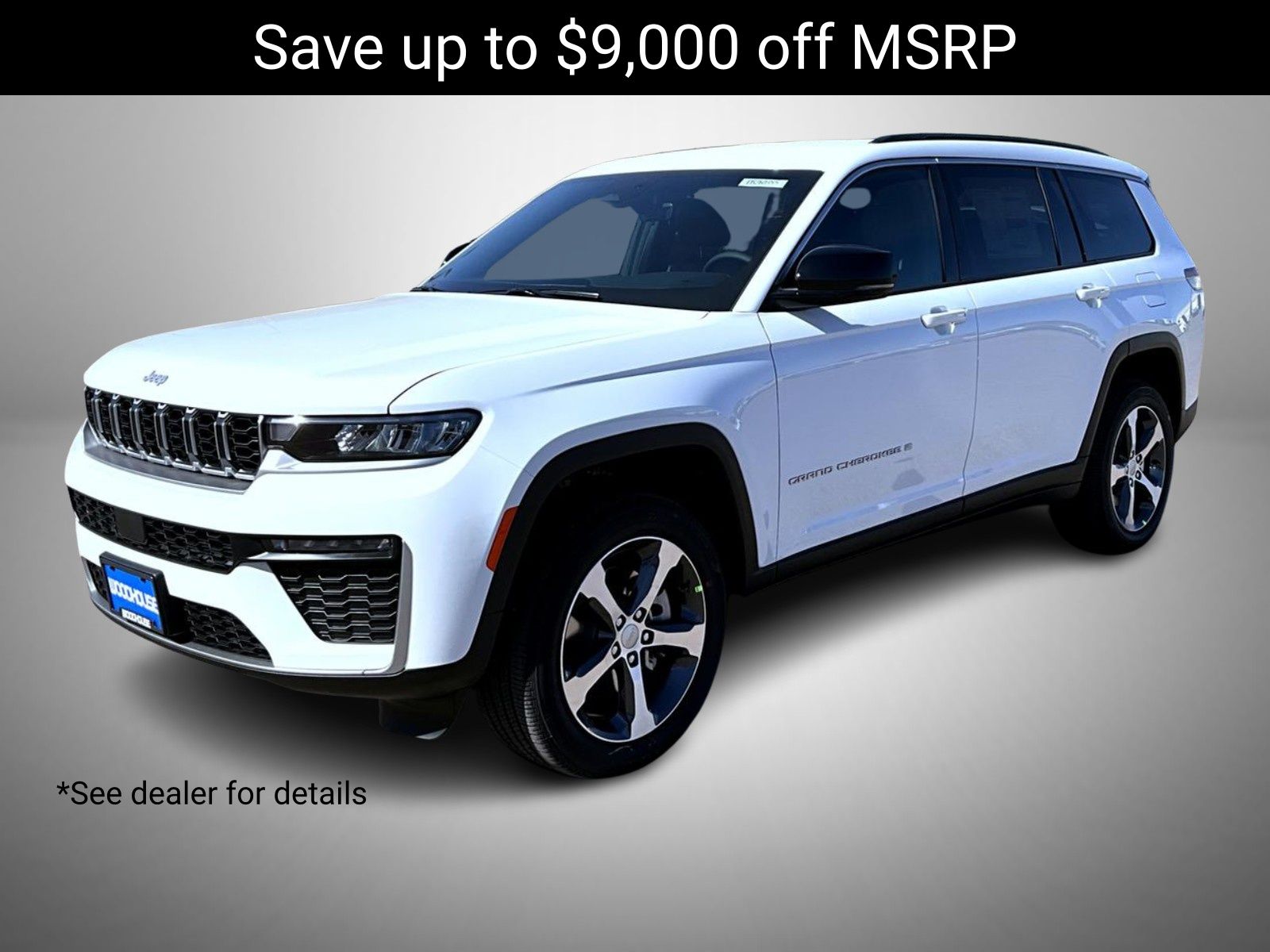 Bright White Clearcoat 2026 Jeep Grand Cherokee L SUV / Crossover Four-Wheel Drive 8-Speed Automatic