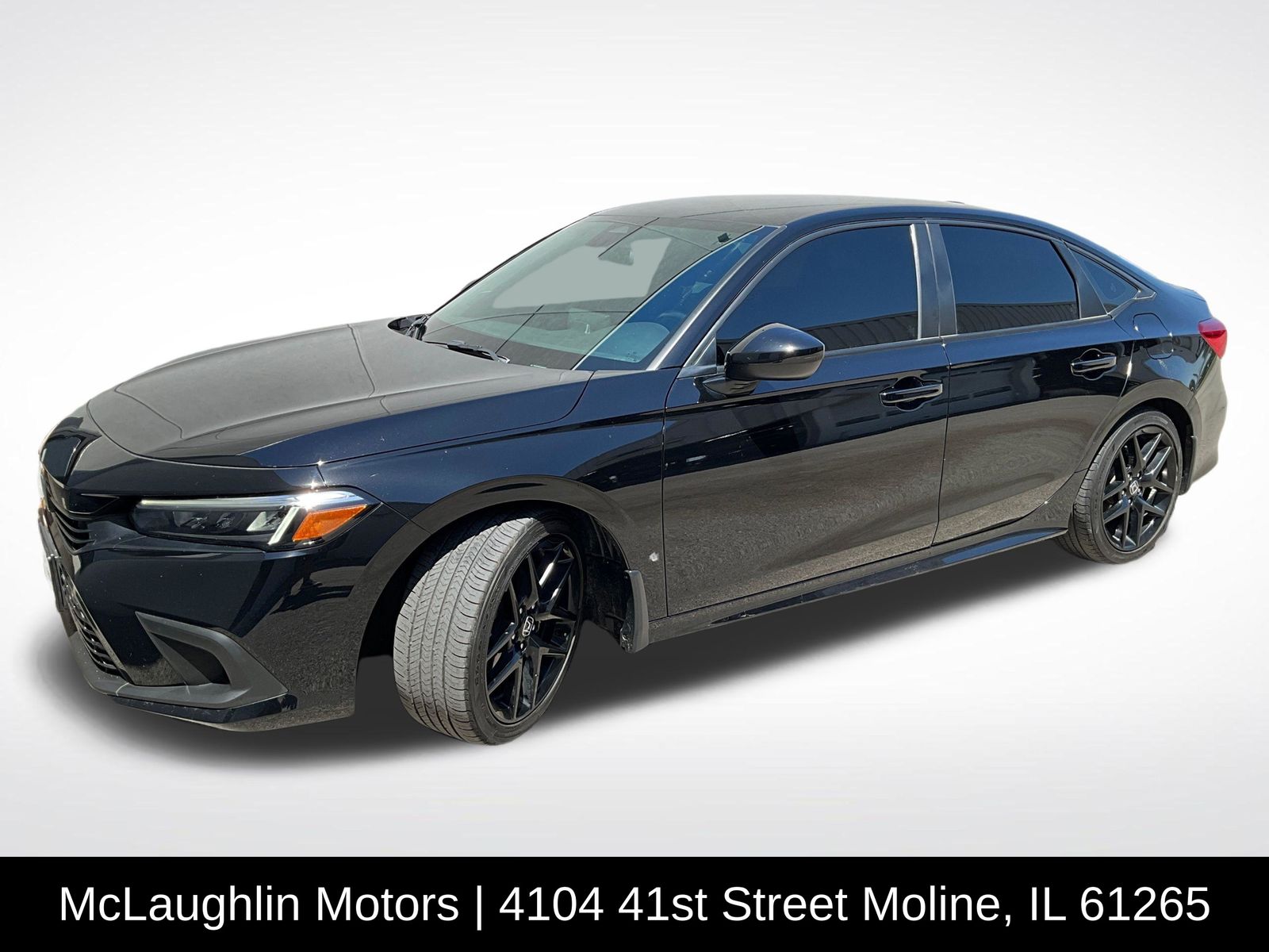 Crystal Black Pearl 2024 Honda Civic Sedan Front-Wheel Drive Continuously Variable Transmission
