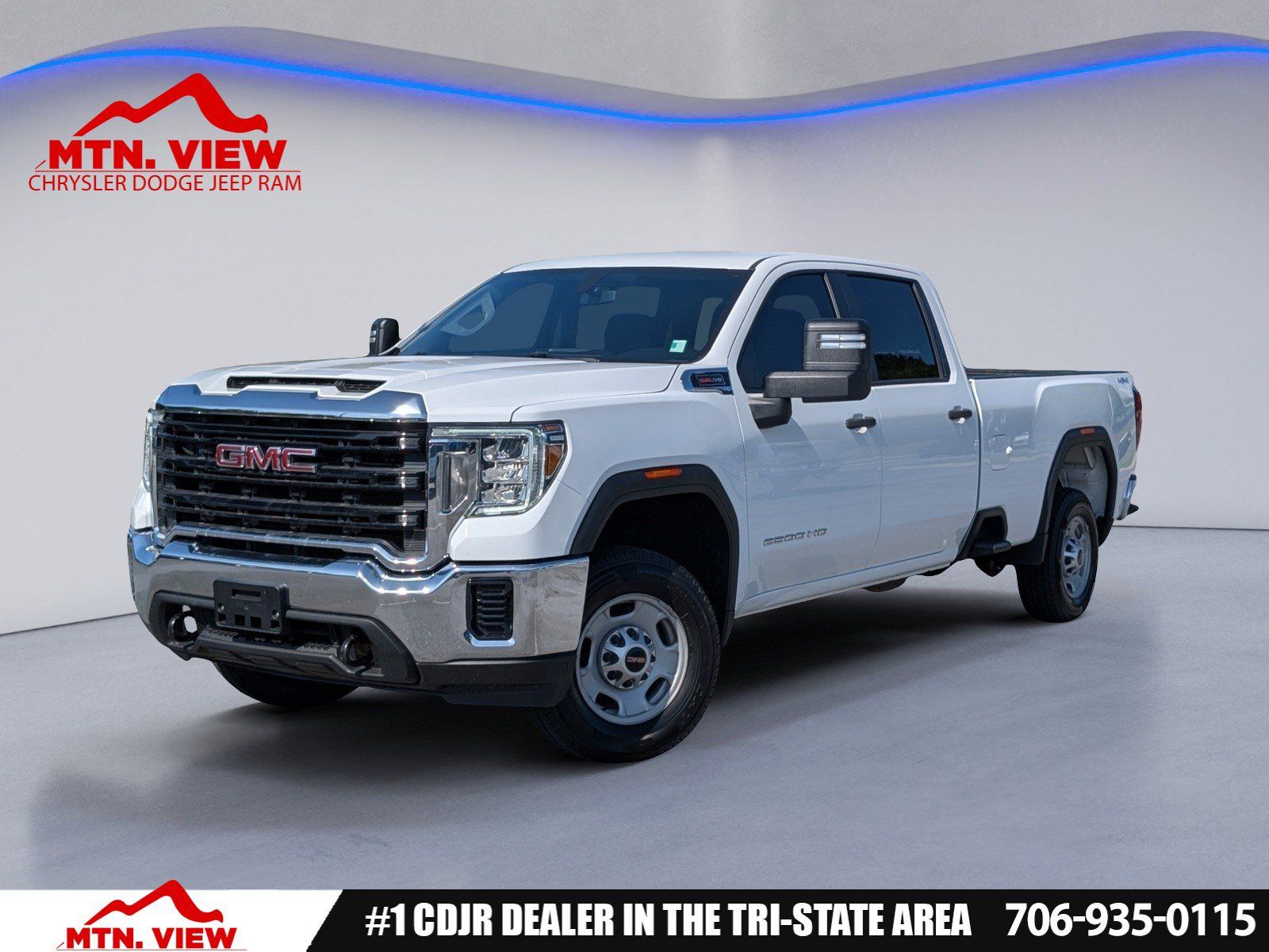 Summit White 2021 GMC Sierra 2500HD Pickup Truck Four-Wheel Drive 6-Speed Automatic