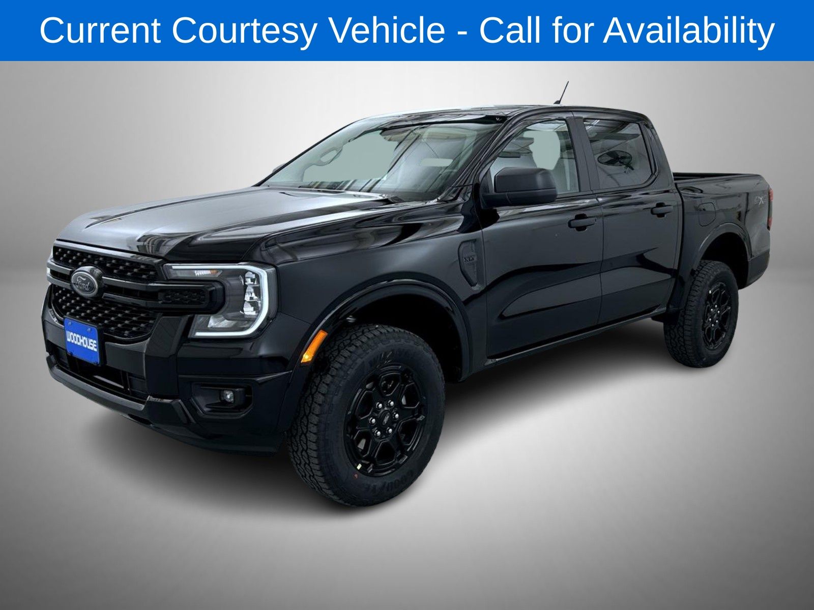Shadow Black 2026 Ford Ranger Pickup Truck Four-Wheel Drive Automatic
