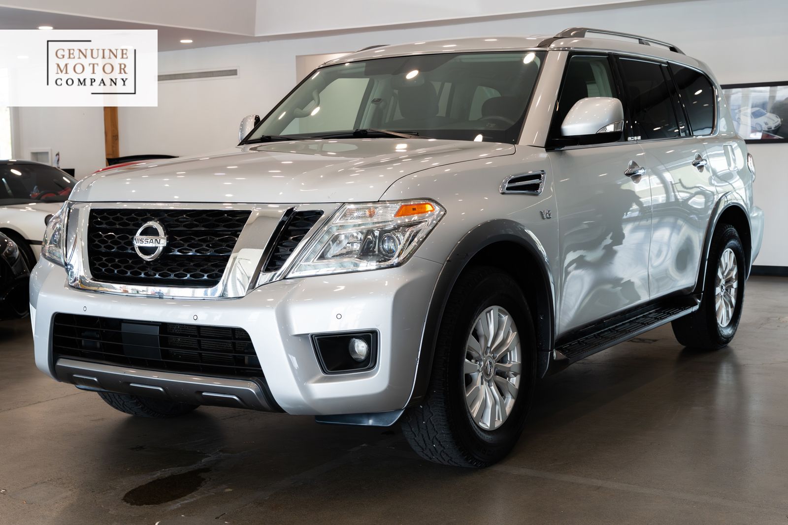 Brilliant Silver 2018 Nissan Armada SUV / Crossover 4X2 7-Speed Automatic