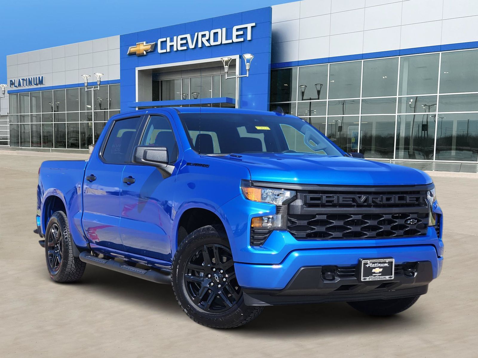 Riptide Blue Metallic 2025 Chevrolet Silverado 1500 Pickup Truck 4X2 8-Speed Automatic