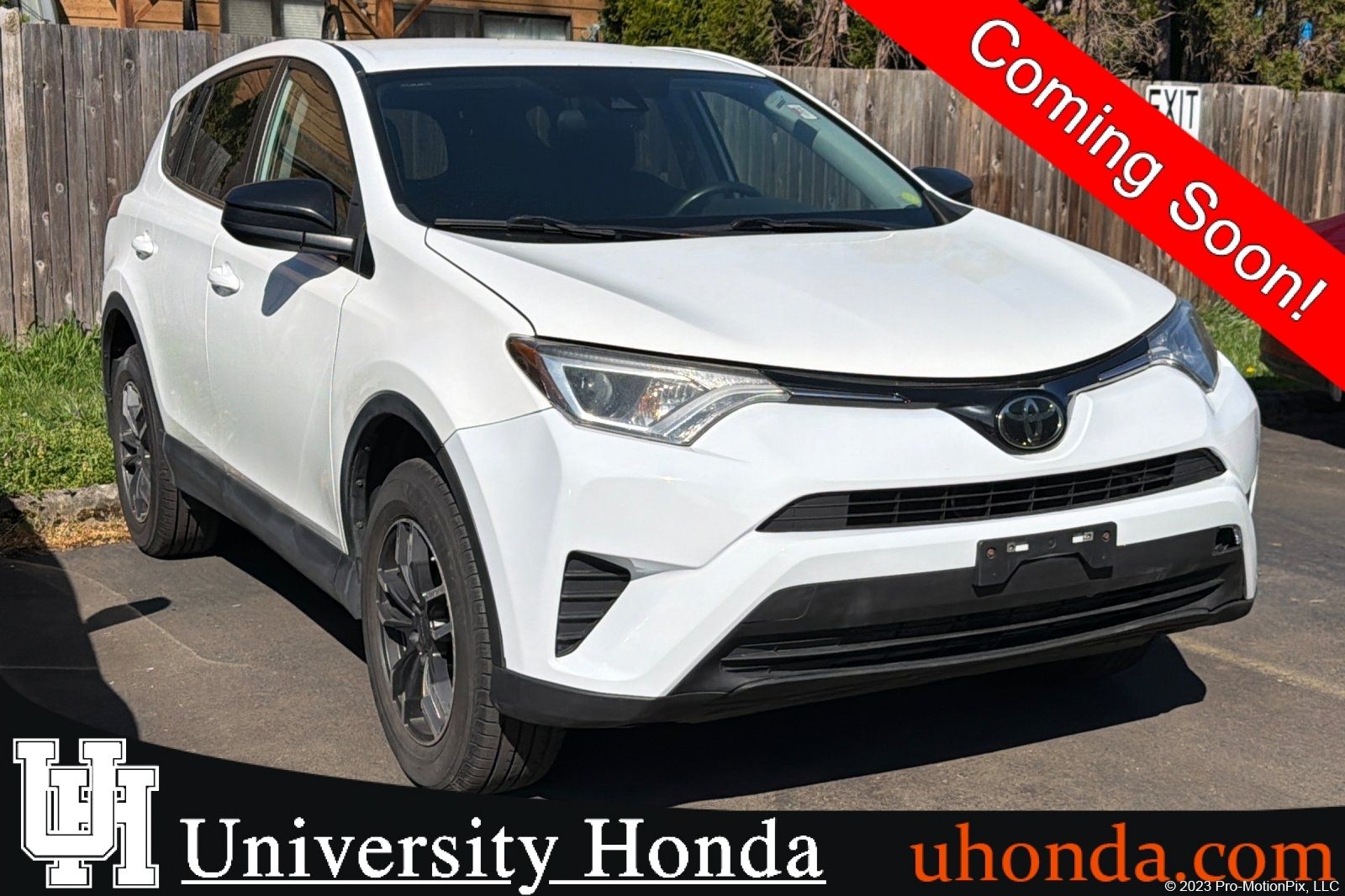 Super White 2018 Toyota RAV4 LE AWD SUV / Crossover All-Wheel Drive 6-Speed Automatic