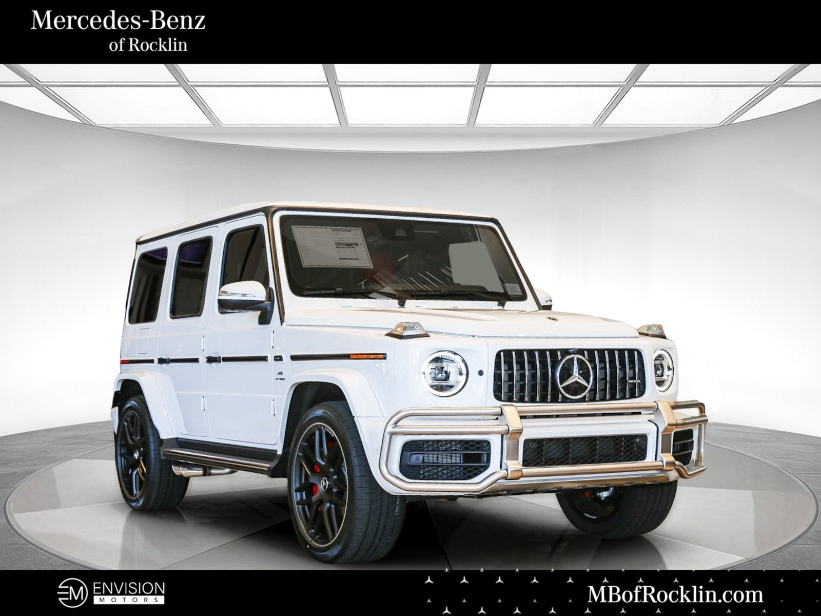 Moonlight White 2024 Mercedes-Benz G-Class AMG G 63 4MATIC SUV / Crossover All-Wheel Drive 9-Speed Automatic