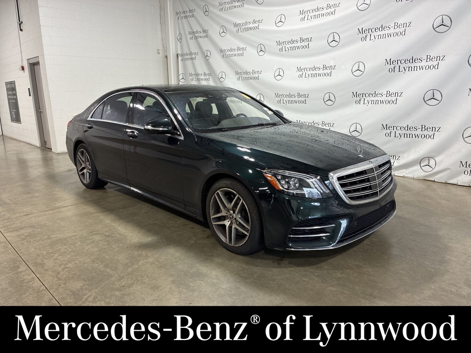 Emerald Green Metallic 2019 Mercedes-Benz S-Class S 560 4MATIC AWD Sedan All-Wheel Drive 9-Speed Automatic