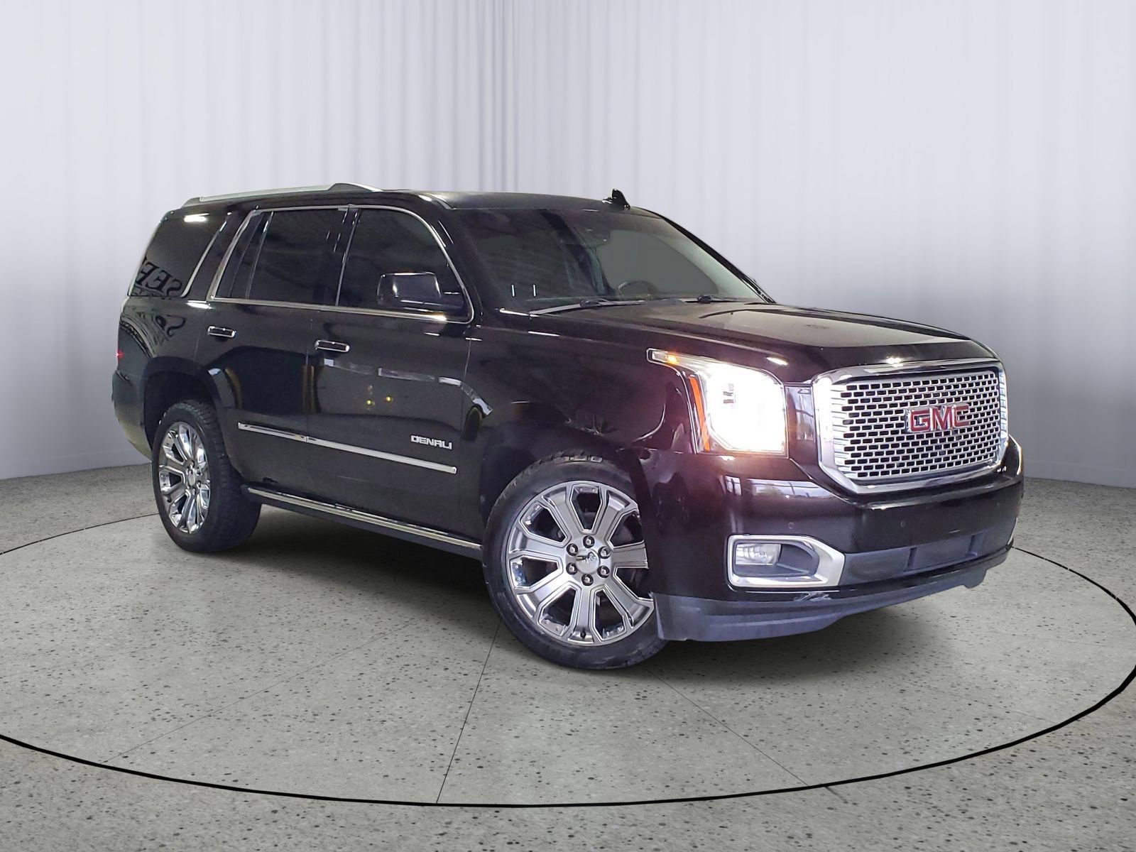 Black 2015 GMC Yukon SUV / Crossover Four-Wheel Drive 8-Speed Automatic