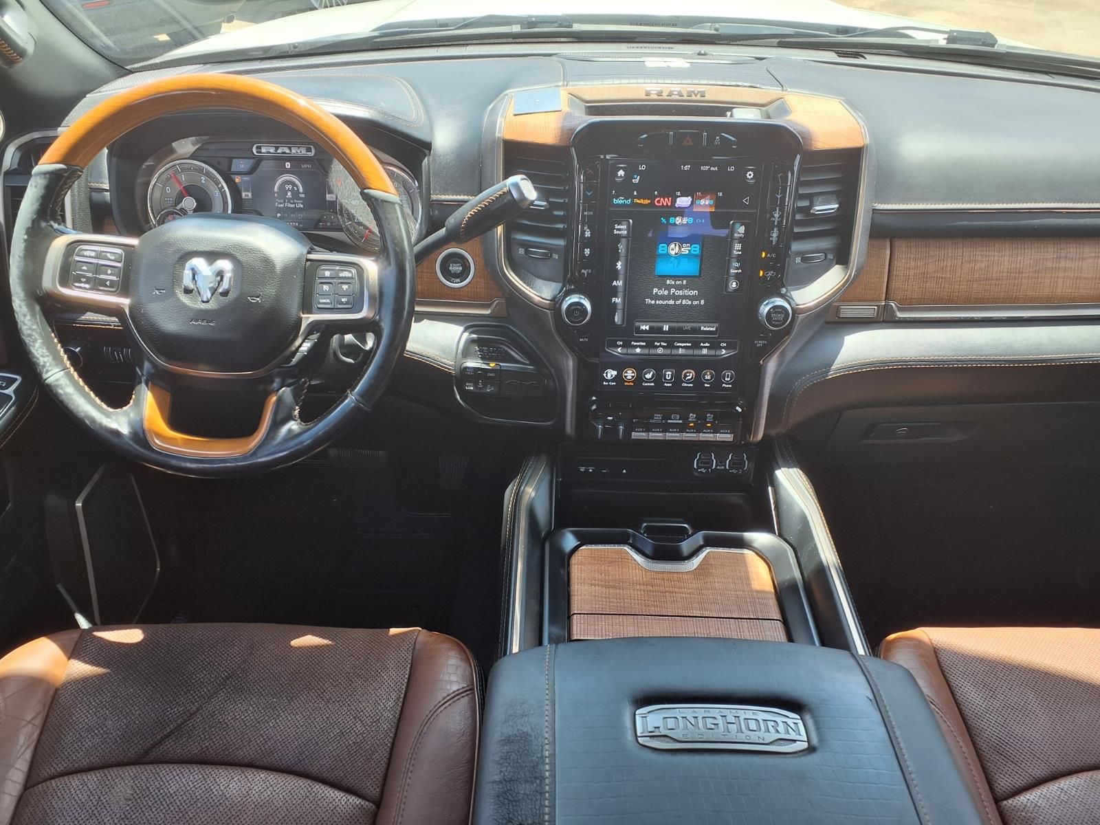 2019 Ram 2500 Laramie Longhorn White at Texan Dodge Chrysler Jeep Ram