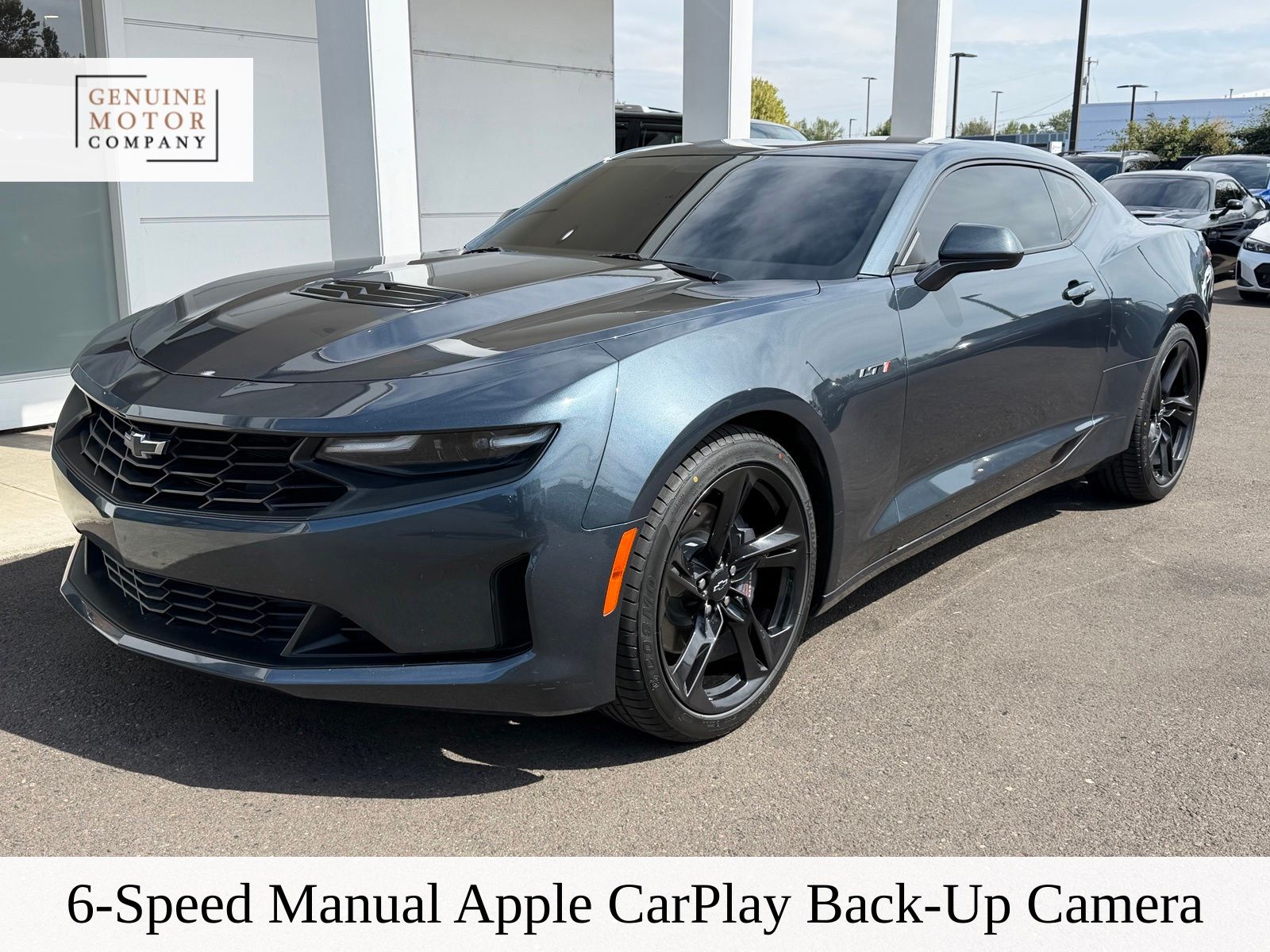 Shadow Gray Metallic 2023 Chevrolet Camaro Coupe Rear-Wheel Drive 6-Speed Manual