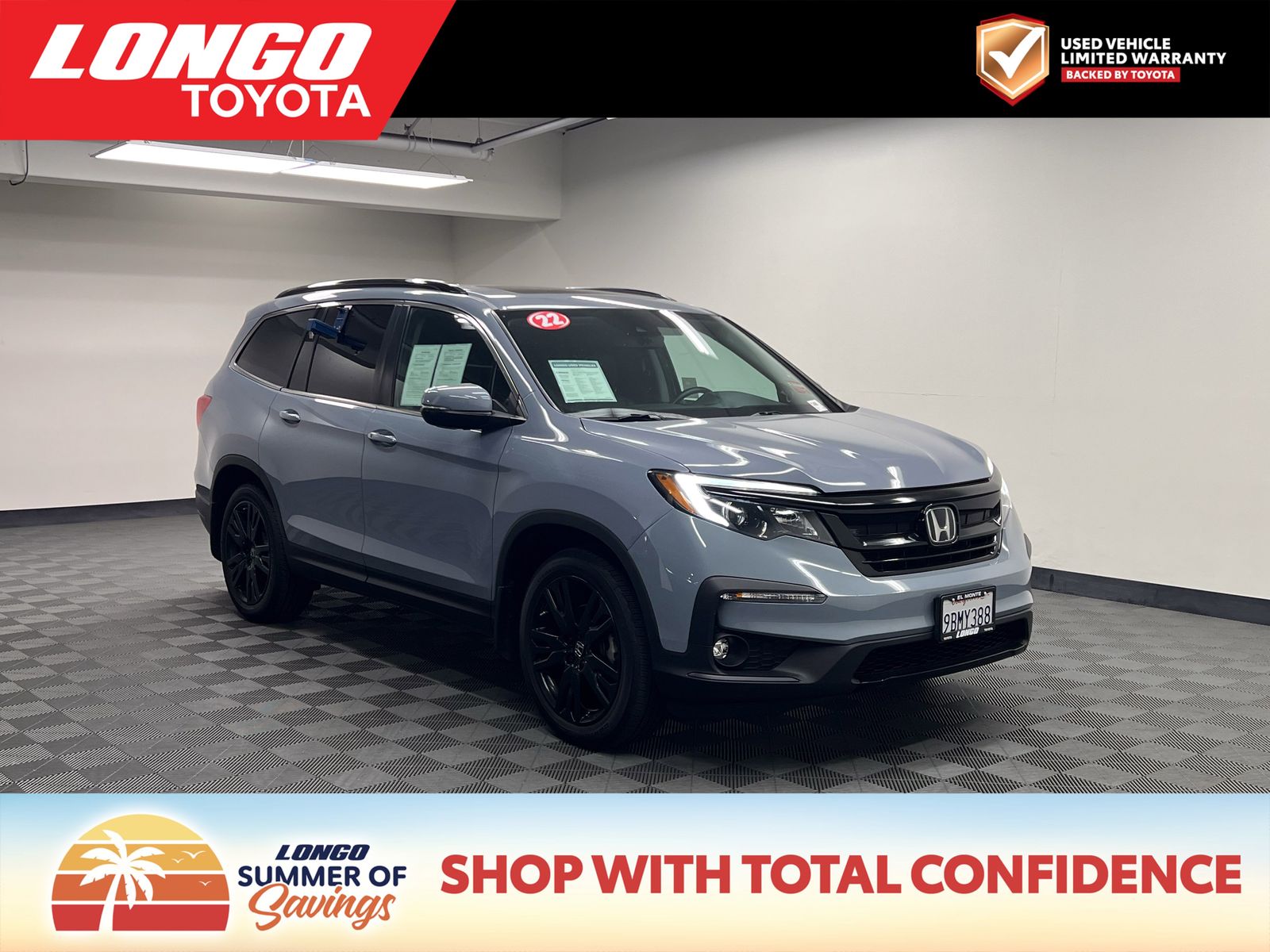 used 2022 Honda Pilot car, priced at $28,788
