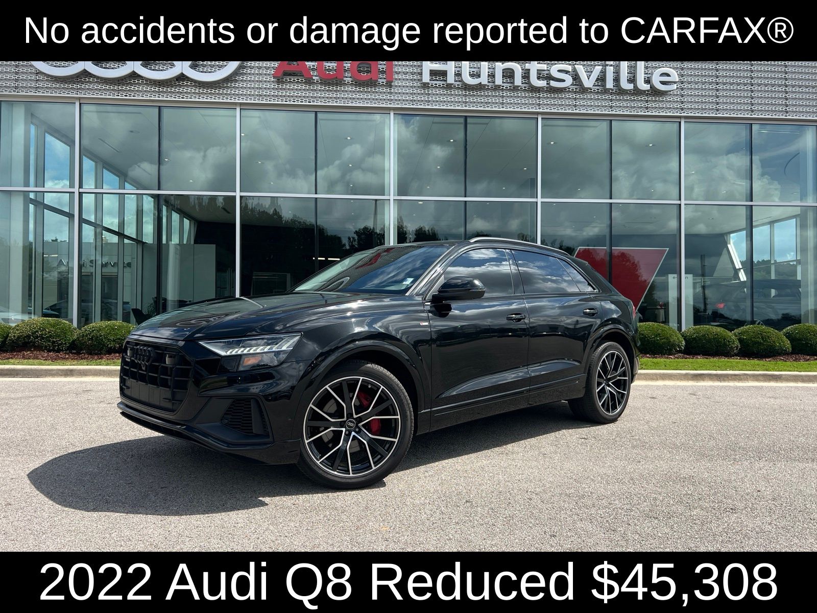 Black Metallic 2022 Audi Q8 SUV / Crossover All-Wheel Drive 8-Speed Automatic