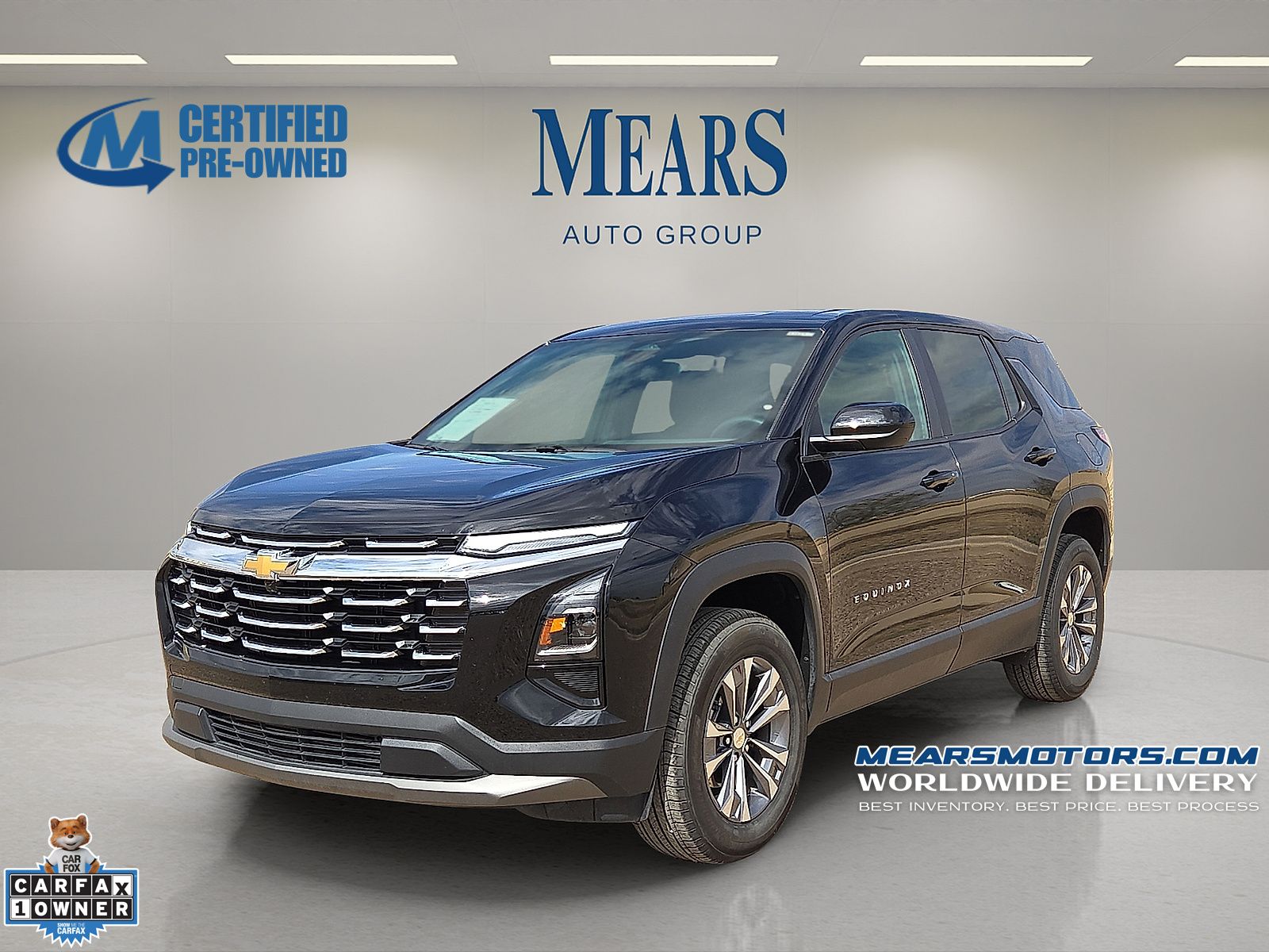 Mosaic Black Metallic 2025 Chevrolet Equinox SUV / Crossover Four-Wheel Drive 8-Speed Automatic