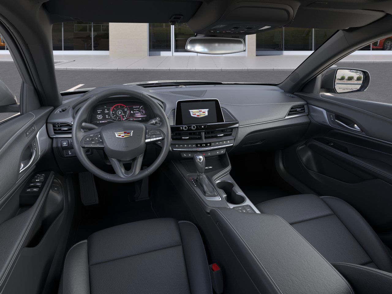 2026 Cadillac CT4 Premium Luxury Silver at Ross Downing Buick GMC