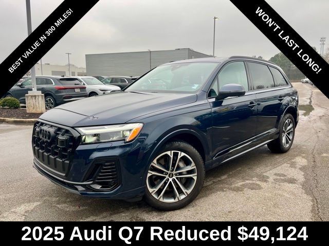 Waitomo Blue Metallic 2025 Audi Q7 quattro Premium 45 TFSI SUV / Crossover All-Wheel Drive 8-Speed Automatic