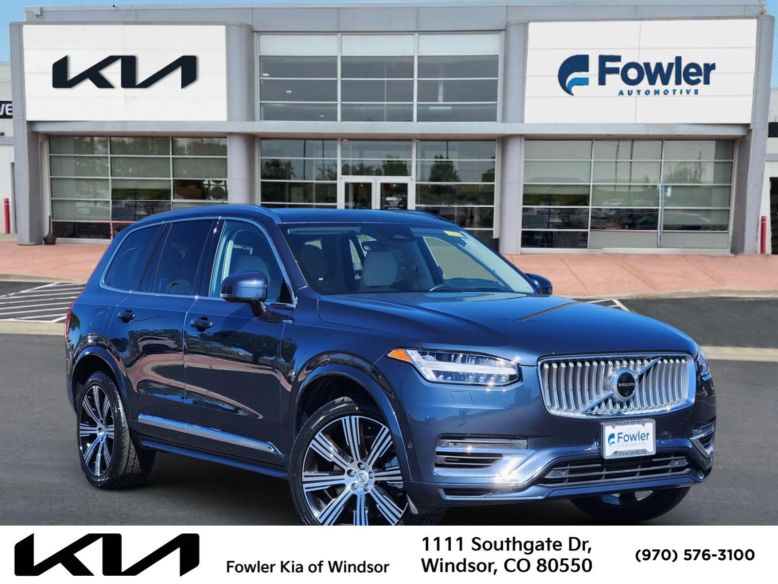 Denim Blue Metallic 2023 Volvo XC90 SUV / Crossover All-Wheel Drive Automatic