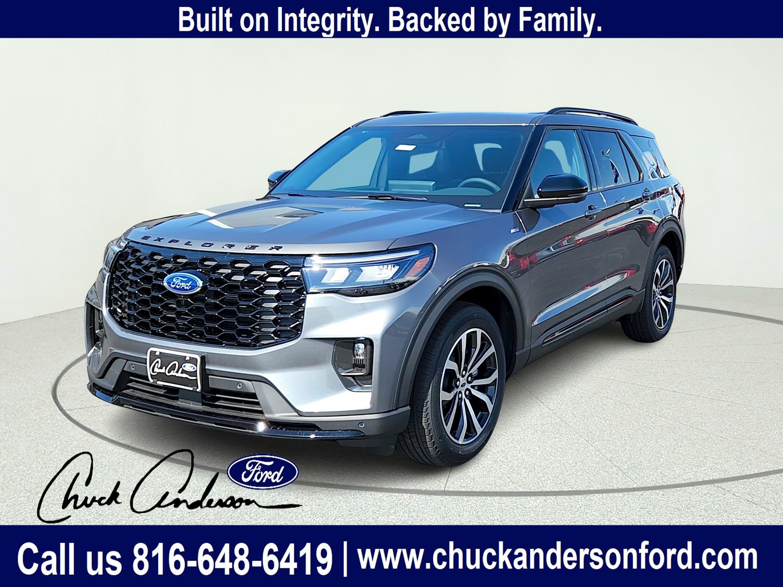 Carbonized Gray 2026 Ford Explorer SUV / Crossover All-Wheel Drive Automatic