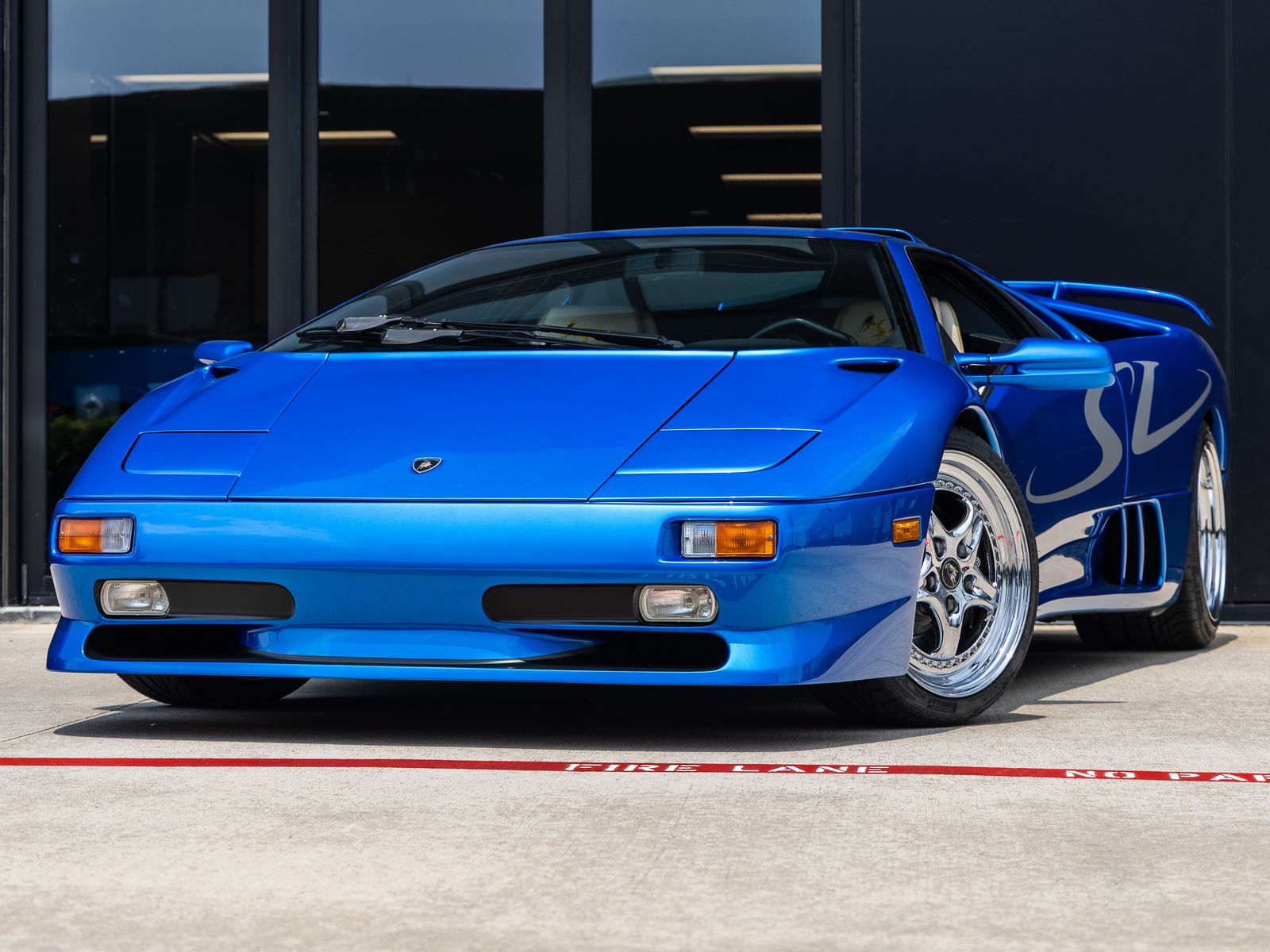 Monterey Blue 1998 Lamborghini Diablo Coupe 5-Speed Manual