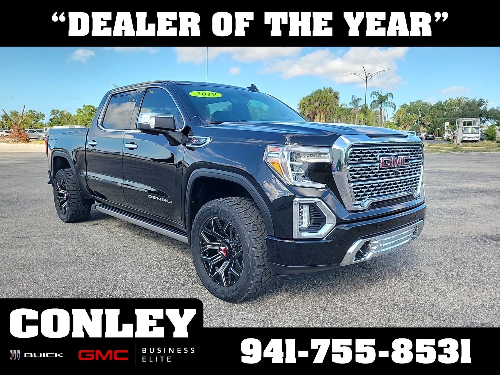 Onyx Black 2019 GMC Sierra 1500 Pickup Truck Four-Wheel Drive Automatic