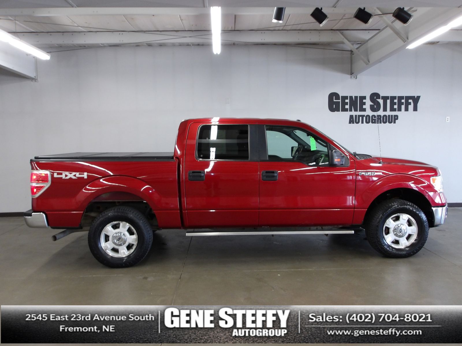 Ruby Red Metallic 2014 Ford F-150 Pickup Truck Four-Wheel Drive 6-Speed Automatic