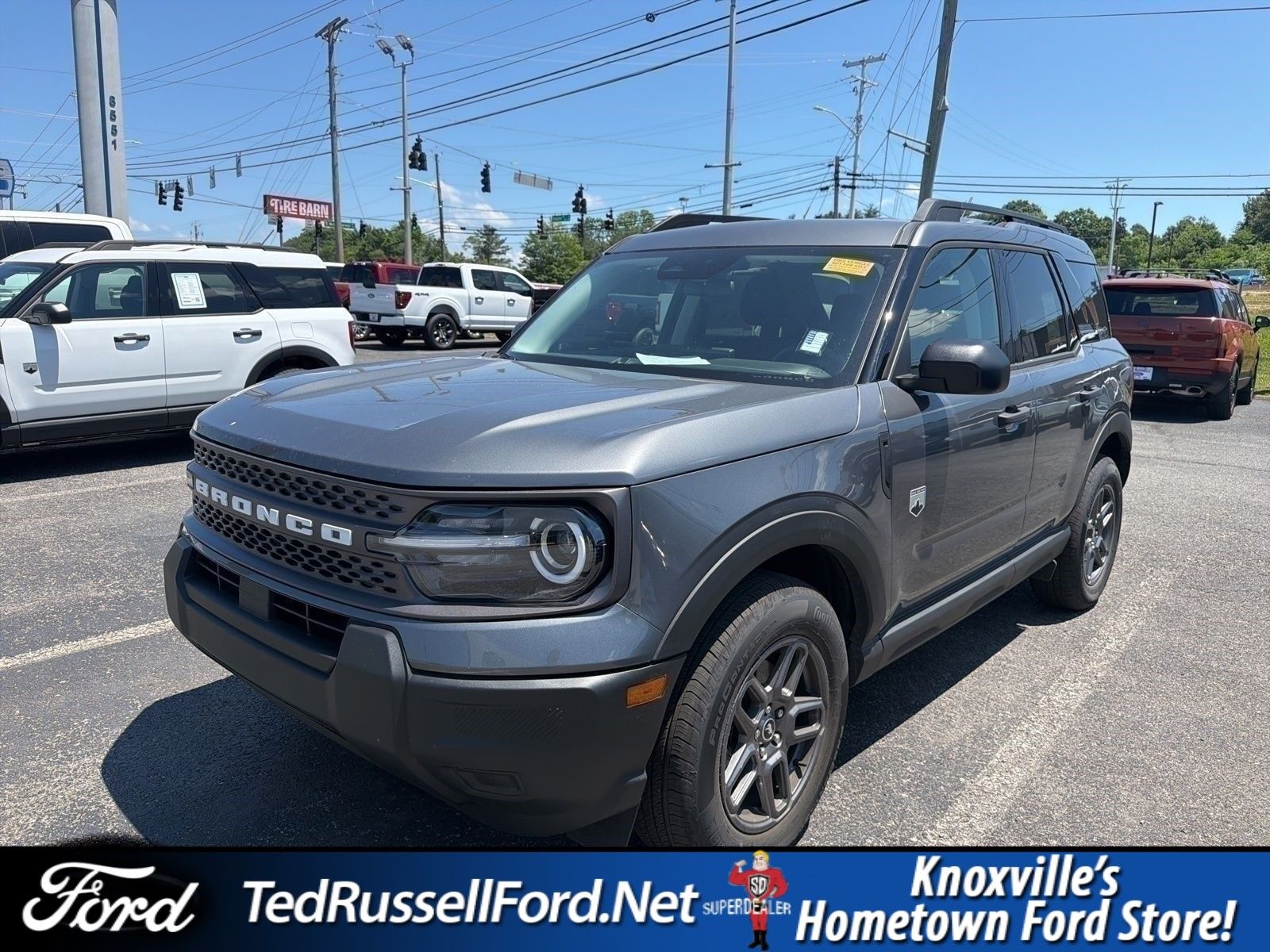 Gray Metallic 2025 Ford Bronco Sport SUV / Crossover All-Wheel Drive 8-Speed Automatic