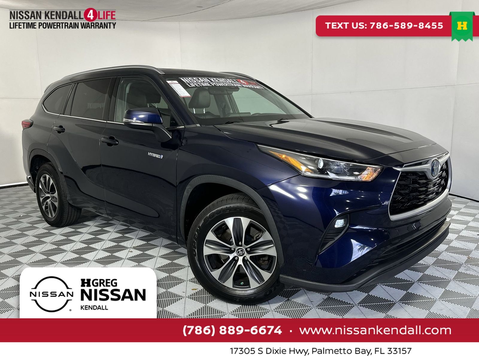 Blueprint 2021 Toyota Highlander Hybrid XLE FWD SUV / Crossover Front-Wheel Drive Continuously Variable Transmission
