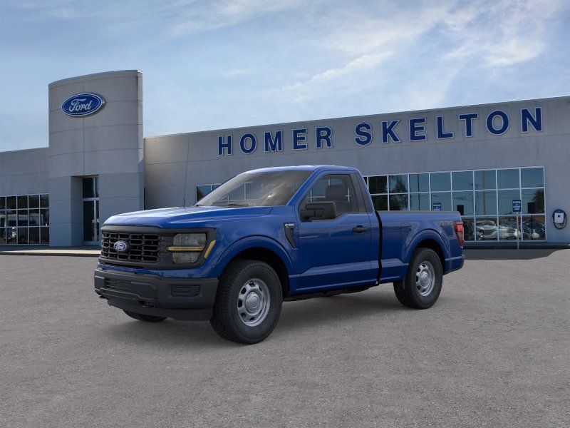 Blue 2026 Ford F-150 XL Regular Cab 4WD Pickup Truck Four-Wheel Drive Automatic