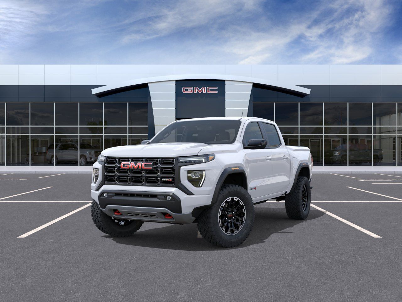 2026 GMC Canyon AT4 White at Ross Downing Buick GMC