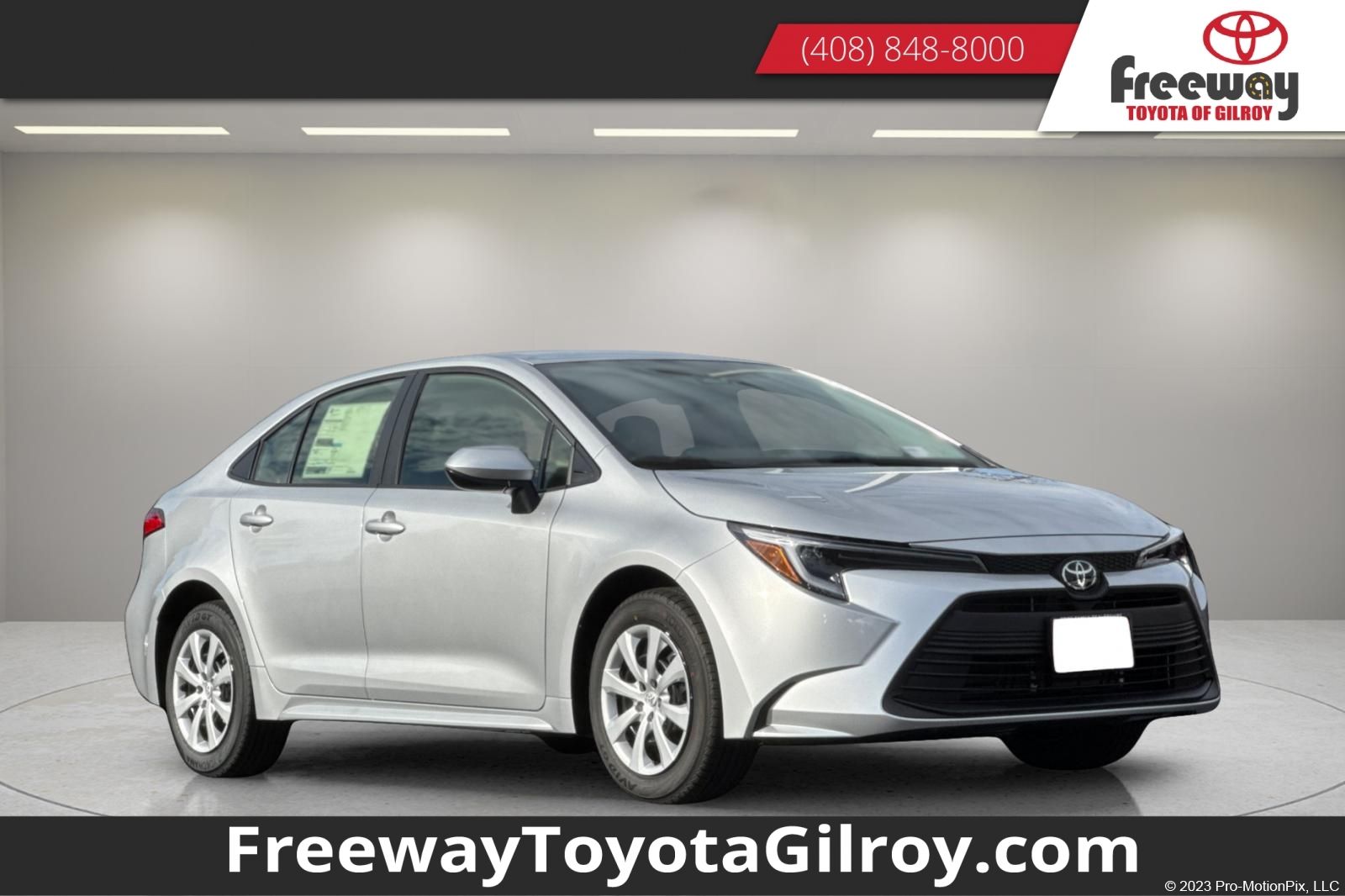 Classic Silver Metallic 2026 Toyota Corolla Hybrid Sedan Front-Wheel Drive Continuously Variable Transmission