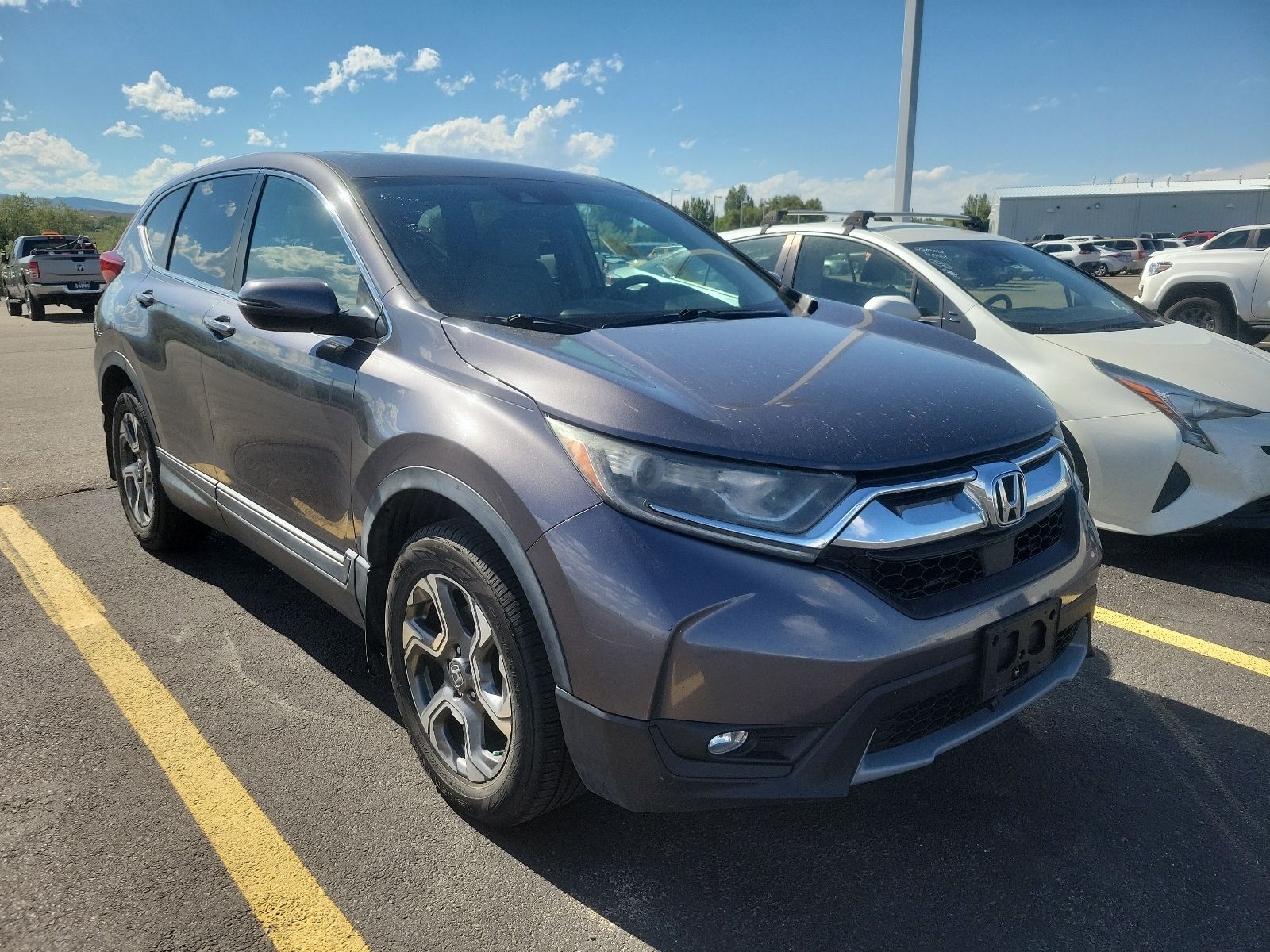 Gray (Gunmetal Metallic) 2018 Honda CR-V SUV / Crossover All-Wheel Drive Continuously Variable Transmission