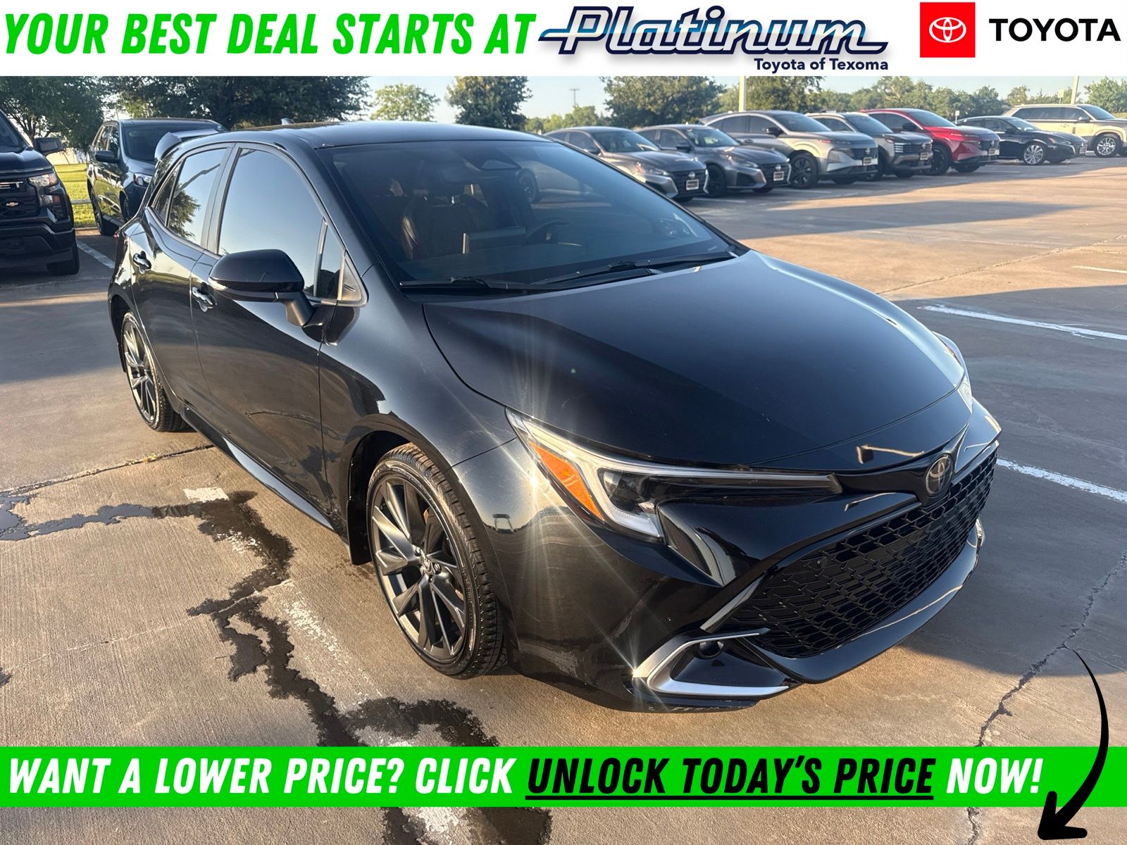 Midnight Black Metallic 2024 Toyota Corolla Hatchback XSE FWD Hatchback Front-Wheel Drive Continuously Variable Transmission