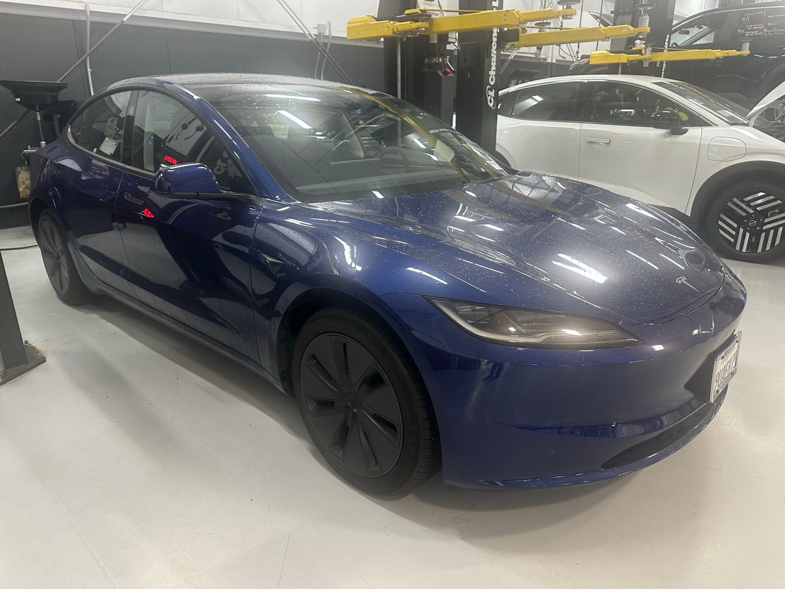 Deep Blue Metallic 2025 Tesla Model 3 Long Range RWD Sedan Rear-Wheel Drive 1-Speed Automatic