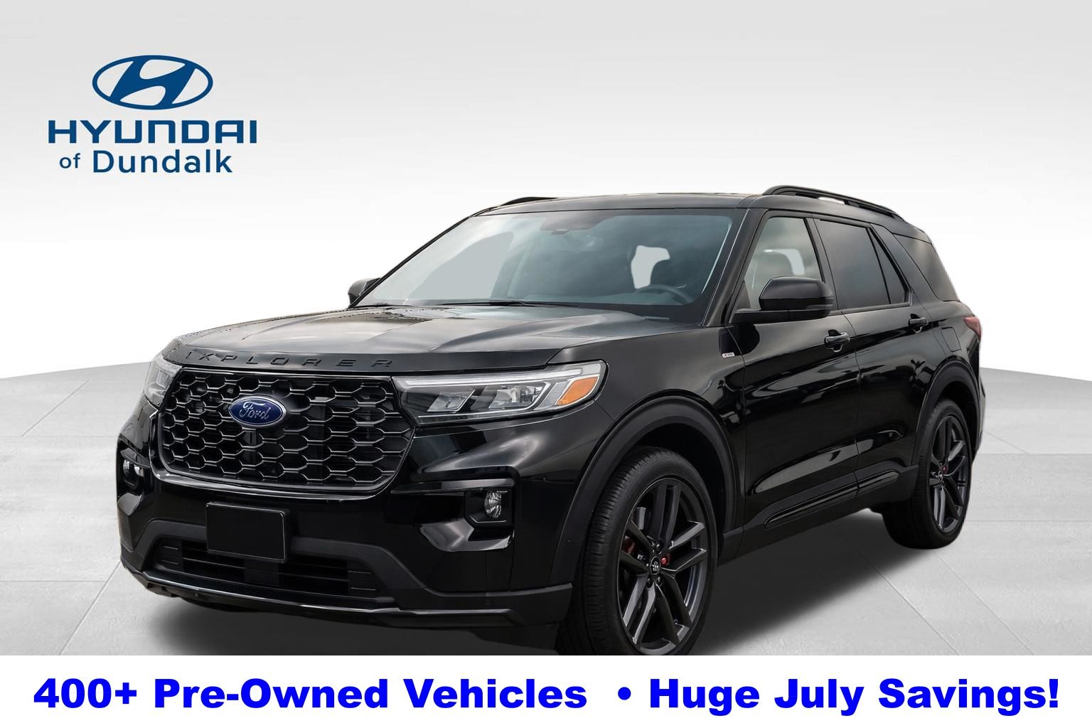 Black Metallic 2025 Ford Explorer SUV / Crossover All-Wheel Drive Automatic