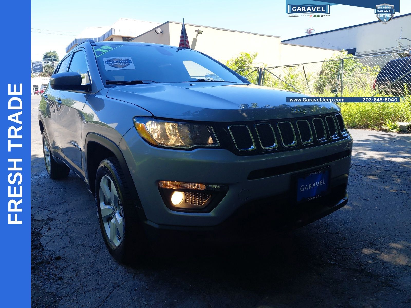 Billet Silver Metallic Clearcoat 2019 Jeep Compass SUV / Crossover Four-Wheel Drive 9-Speed Automatic