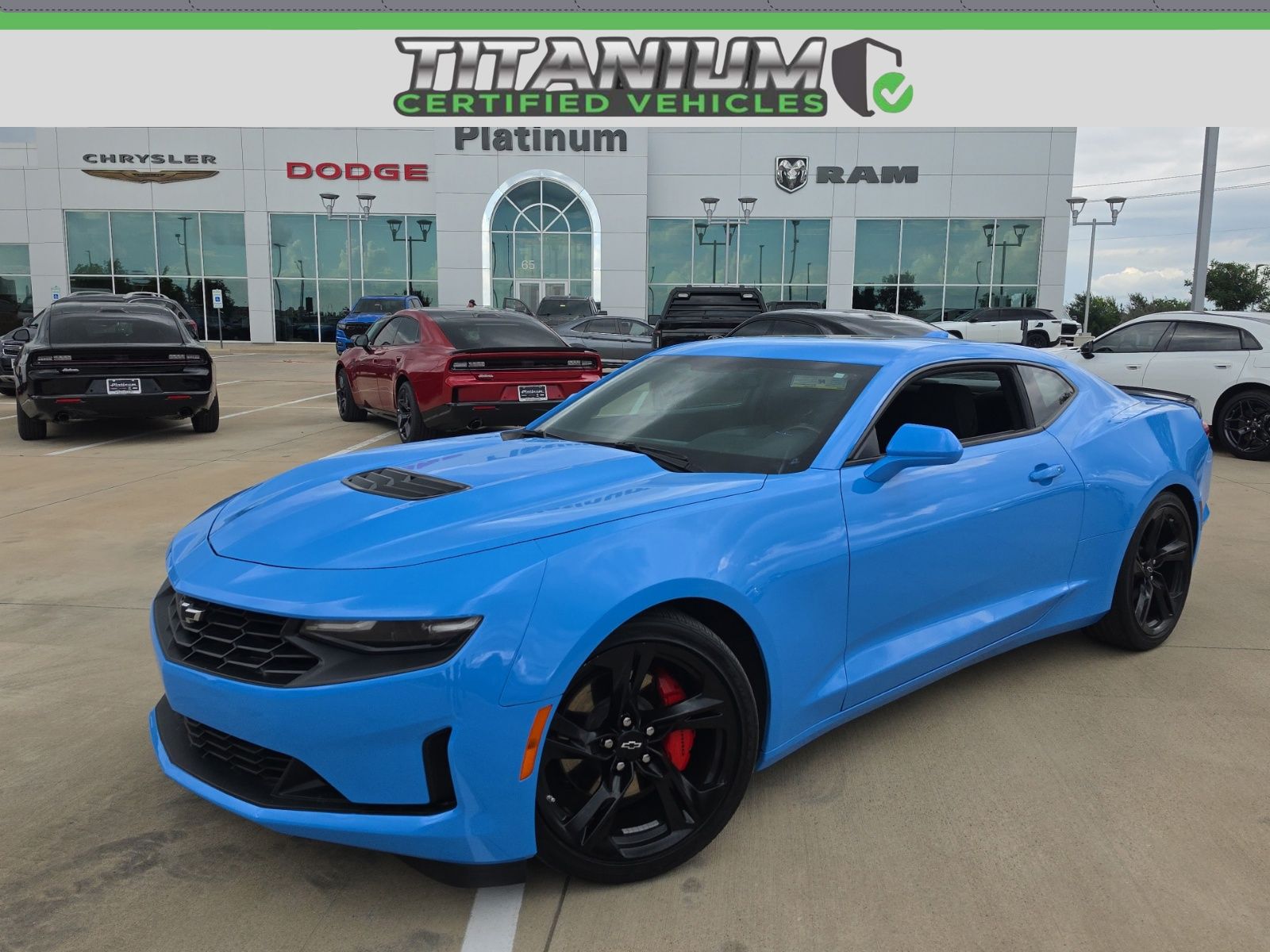 Rapid Blue 2023 Chevrolet Camaro LT1 Coupe RWD Coupe Rear-Wheel Drive Automatic