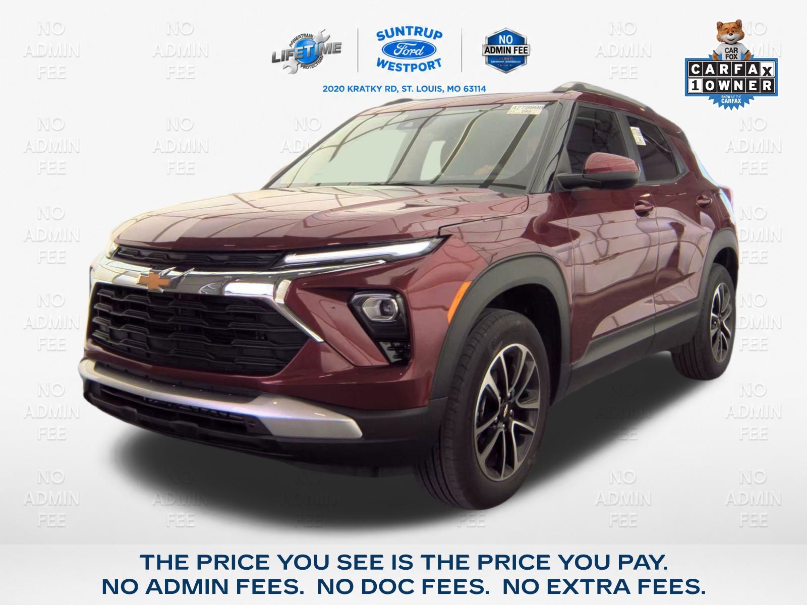 Red (Crimson Metallic) 2025 Chevrolet Trailblazer SUV / Crossover Four-Wheel Drive 9-Speed Automatic