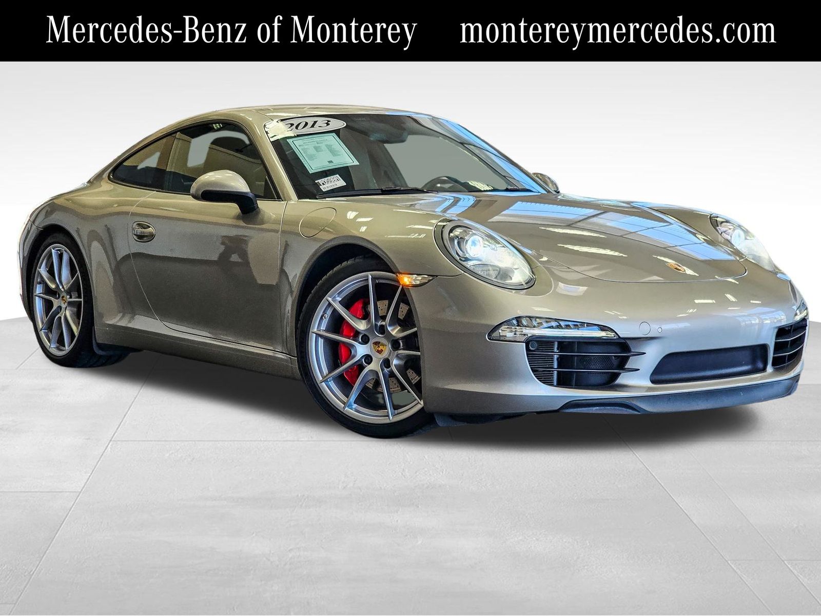 Gray (Platinum Silver Metallic) 2013 Porsche 911 Carrera S Coupe RWD Coupe Rear-Wheel Drive 7-Speed Automatic