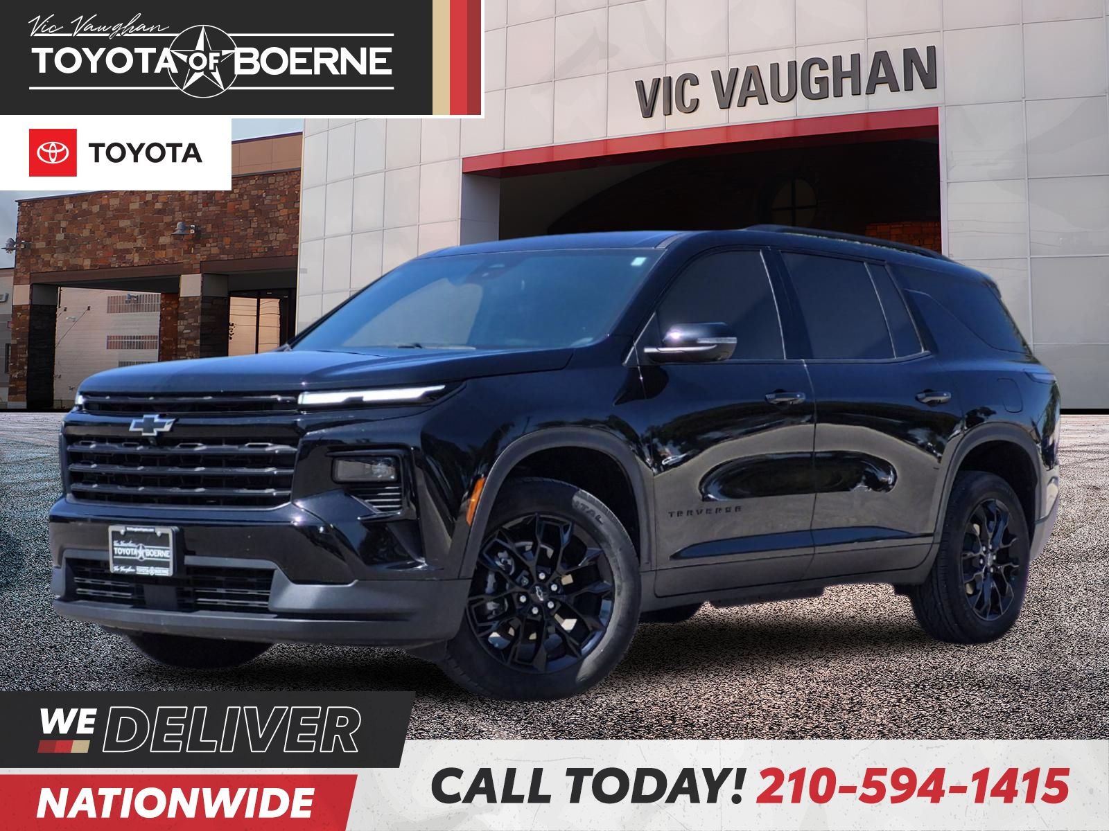 Black 2024 Chevrolet Traverse SUV / Crossover Front-Wheel Drive 8-Speed Automatic
