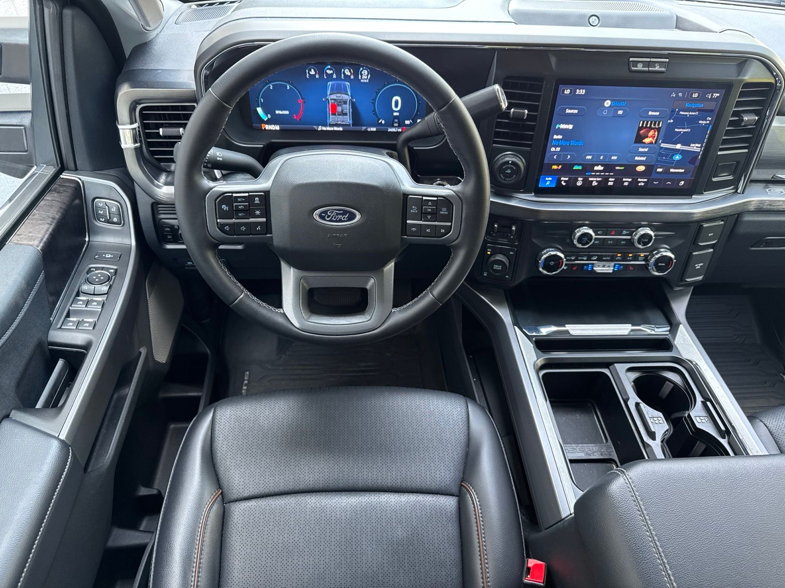 Certified Used 2025 Agate Black Metallic Ford Lariat image 29