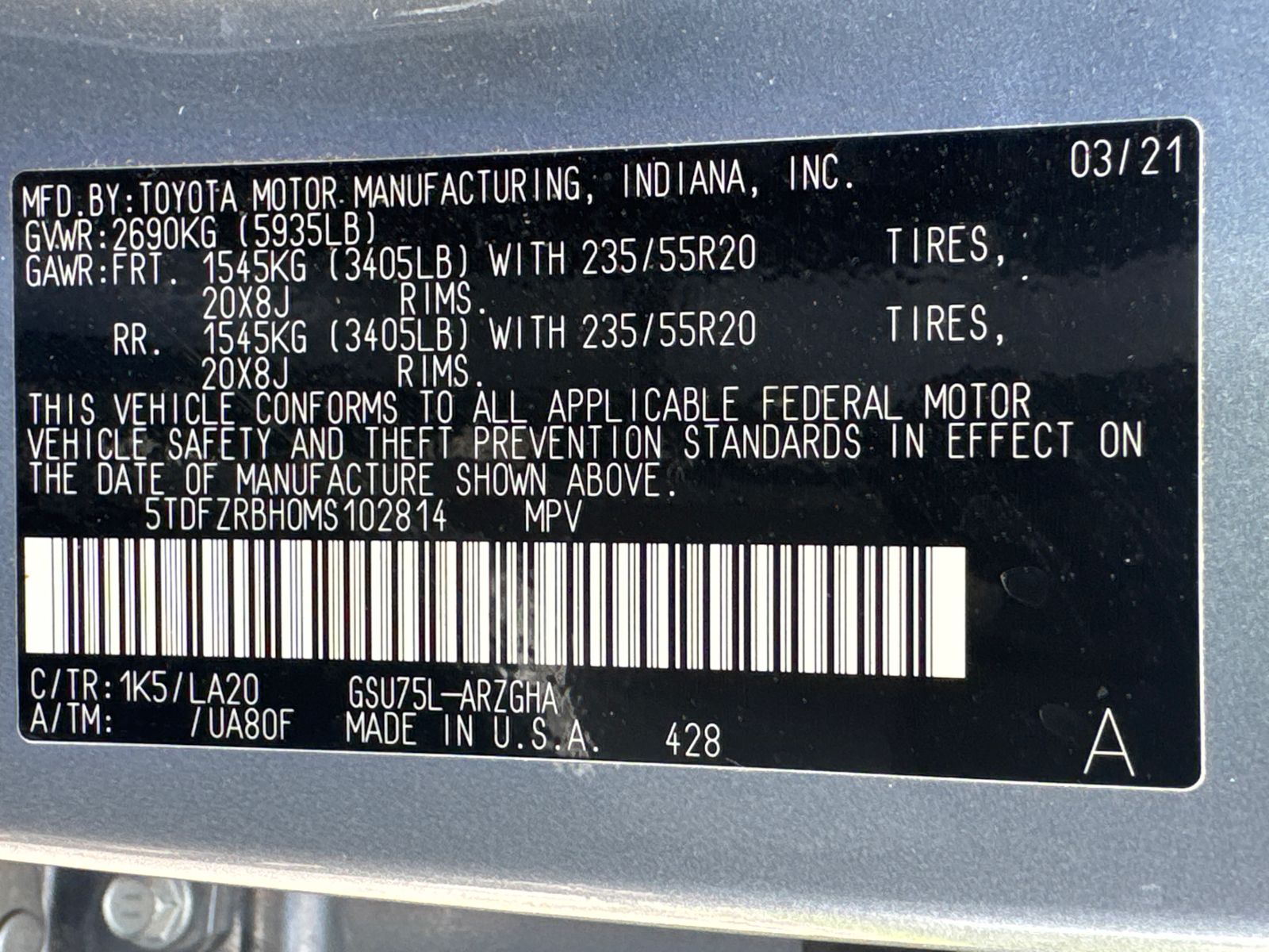 Used 2021  Toyota Platinum image 34