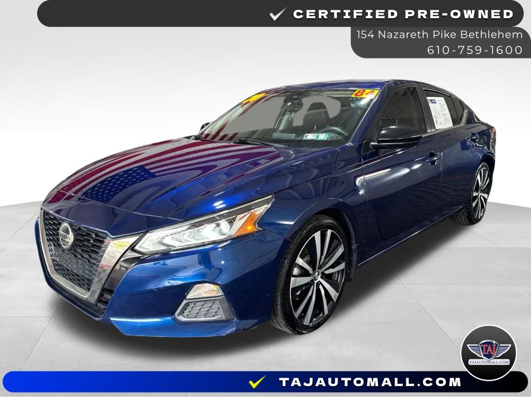 Deep Blue Pearl 2020 Nissan Altima Sedan Front-Wheel Drive Continuously Variable Transmission