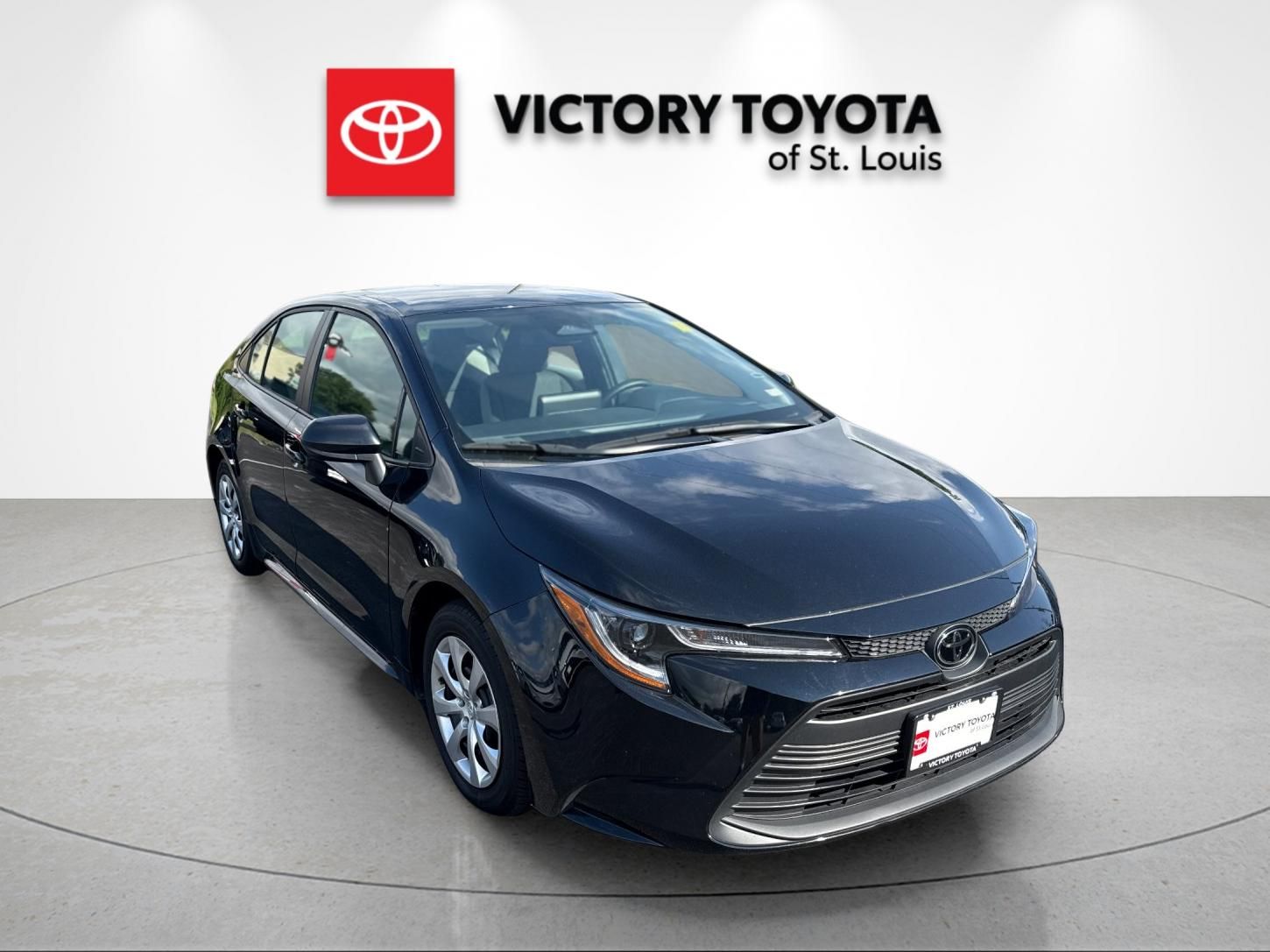 Midnight Black Metallic 2025 Toyota Corolla Sedan Front-Wheel Drive Continuously Variable Transmission