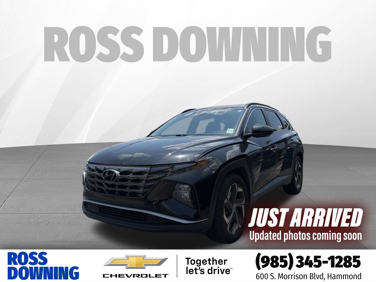 Phantom Black 2022 Hyundai Tucson SUV / Crossover Front-Wheel Drive 8-Speed Automatic