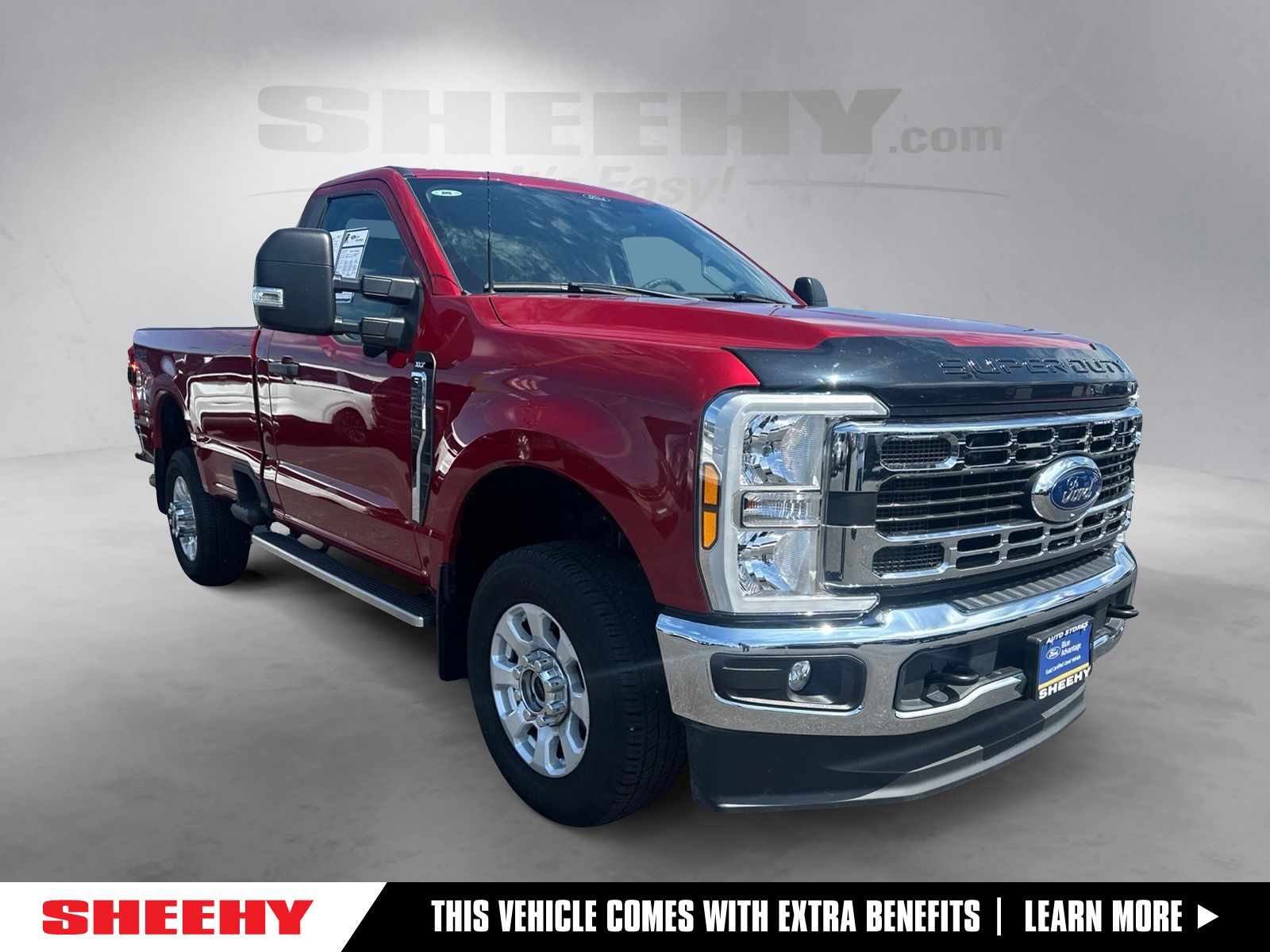 Rapid Red Metallic Tinted Clearcoat 2024 Ford F-350 Super Duty XLT LB 4WD Pickup Truck Four-Wheel Drive Automatic