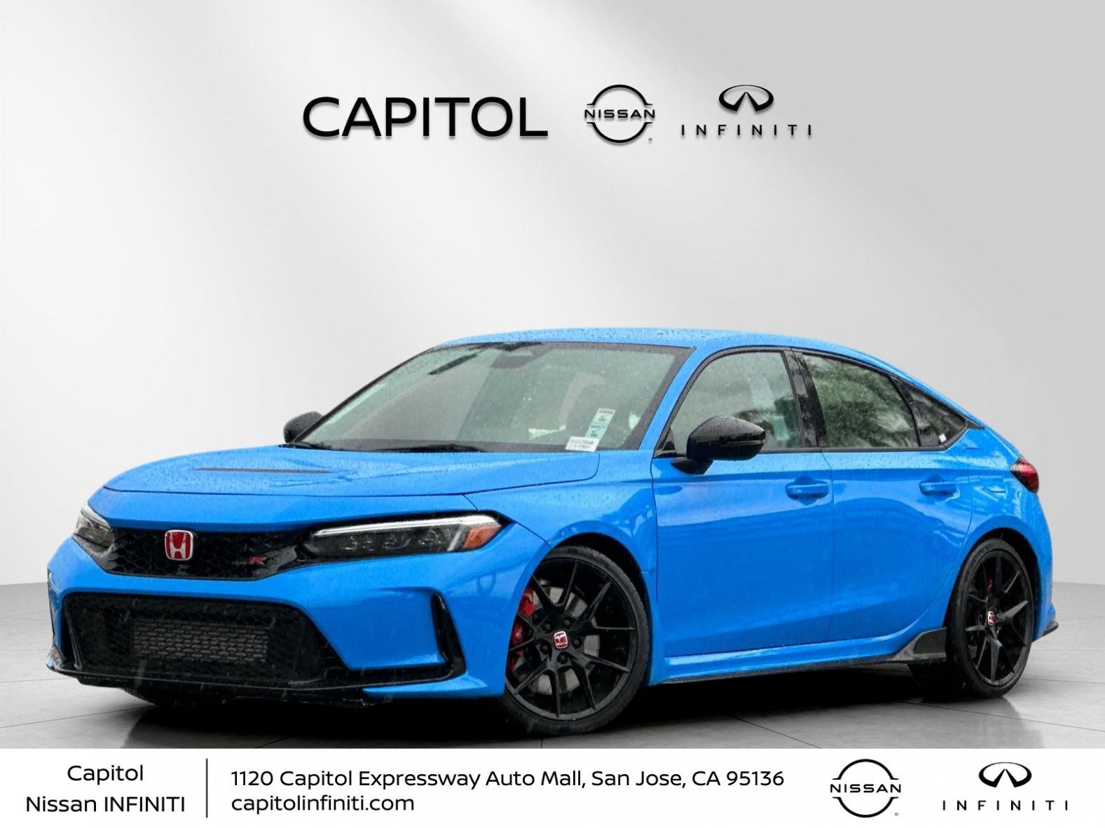 Boost Blue Pearl 2025 Honda Civic Type R FWD Hatchback Front-Wheel Drive 6-Speed Manual