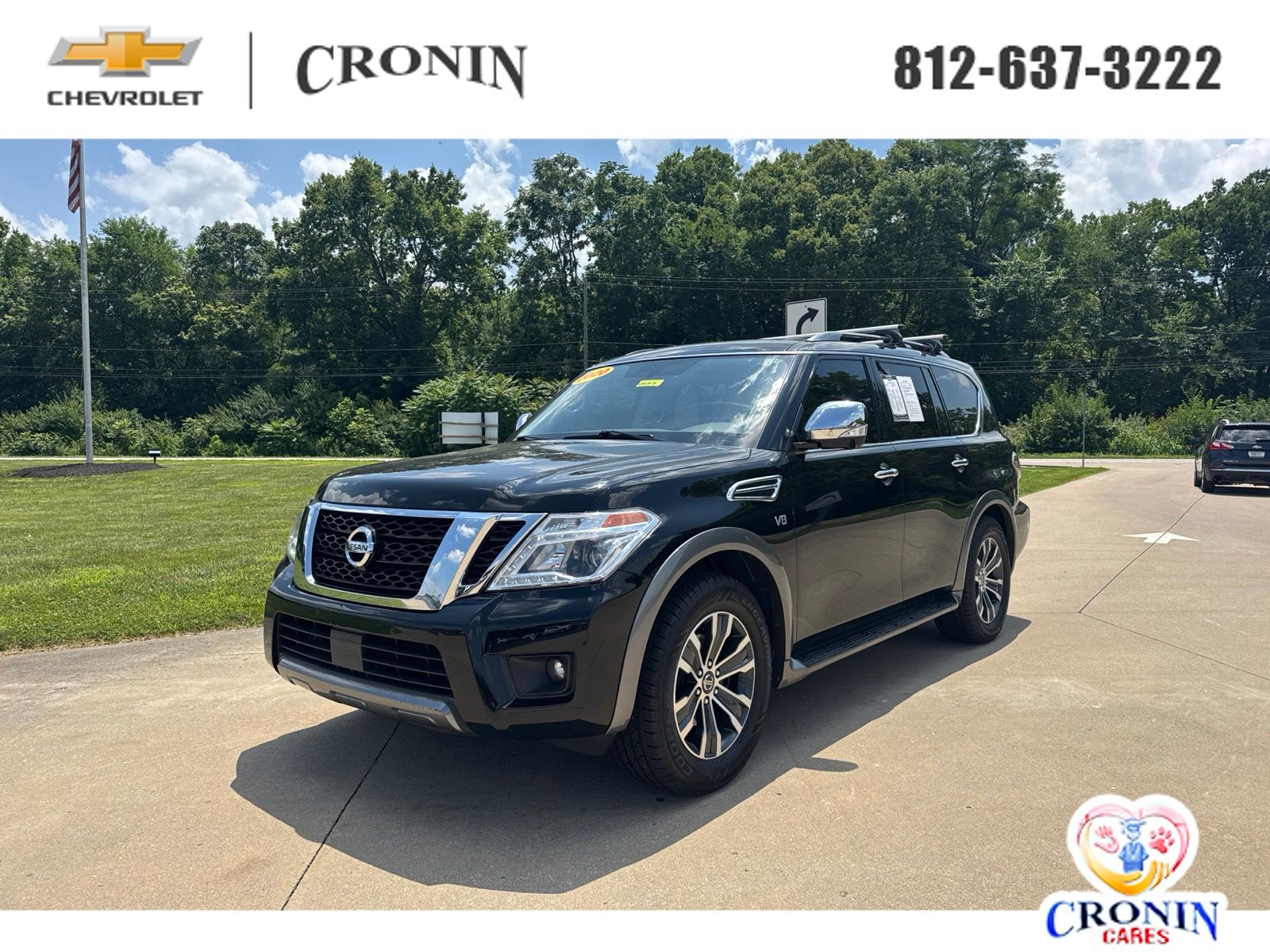 Super Black 2020 Nissan Armada SUV / Crossover Four-Wheel Drive 7-Speed Automatic